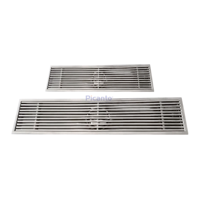 Phễu thoát sàn  PT S- 02 SUS 304 ( 100x300) D60-D 90